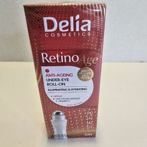 Delia cosmetic retinol Under-eye Roll-on. NIP. With Retional